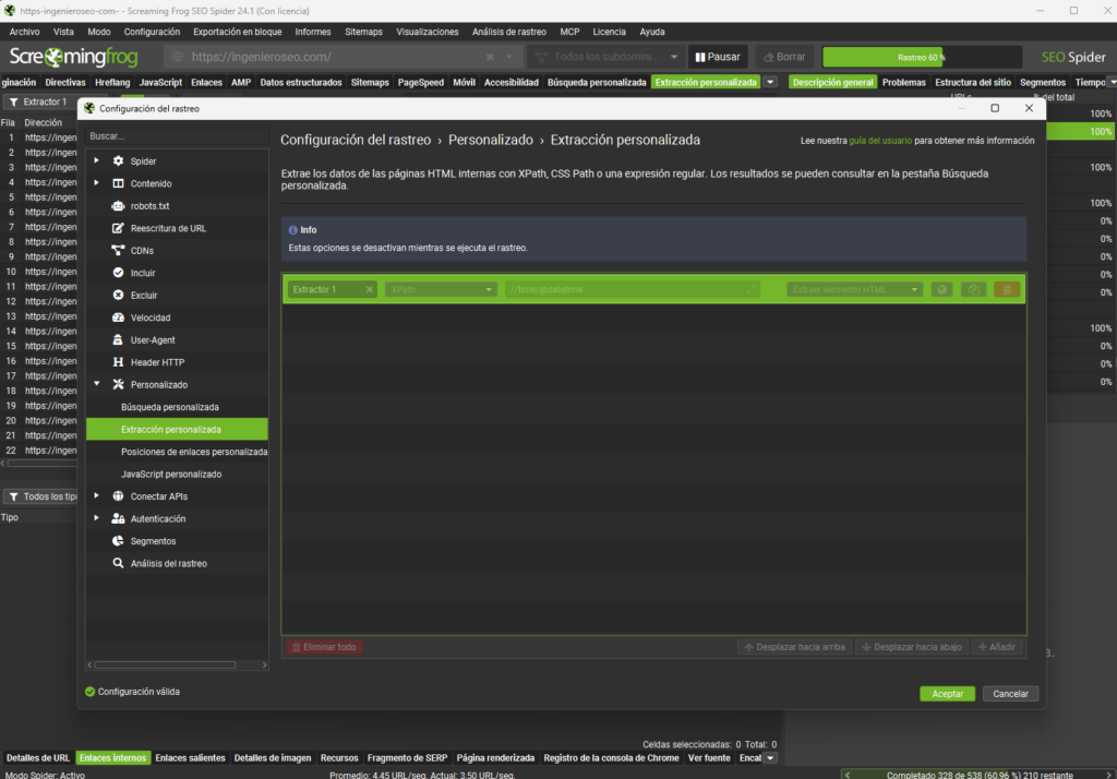 Screaming Frog: guía completa para auditar tu web (versión 24, con IA y MCP) 5 image 1